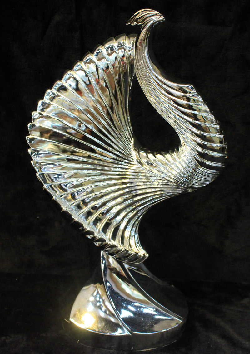 【孔雀雕塑,藝術雕塑擺件,玻璃鋼孔雀雕塑】價格,廠家,圖片,塑料、樹脂工藝品,深圳市博鑫源工藝品-